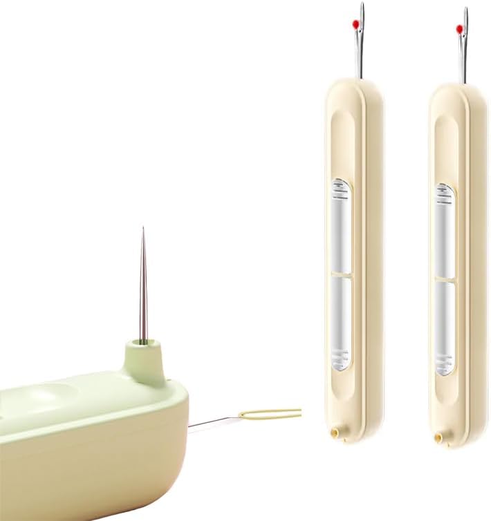 Compact 2-in-1 Needle Threader and Seam Ripper - Buy One, Get One Free!