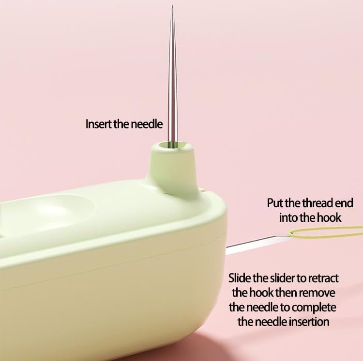 Buy One, Get One Free | Compact Needle Threader & Seam Trimmer – Safe and Efficient