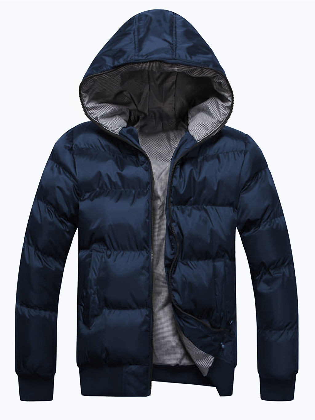 Essential Men's Winter Jacket - Stylish Design with Zip Pockets - Regular Fit - Puento Fortade - TP