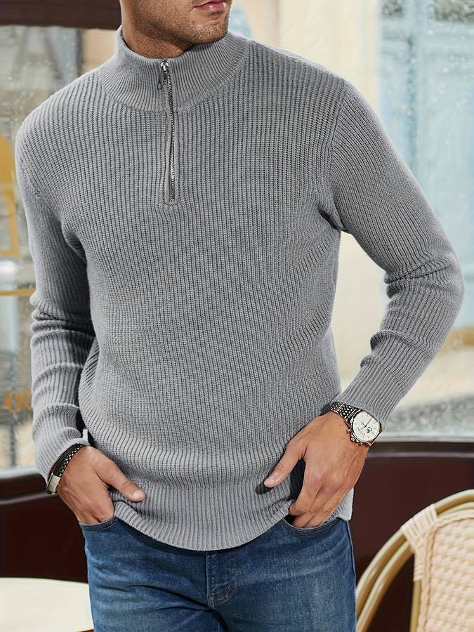 Jasper Zip-Up Sweater