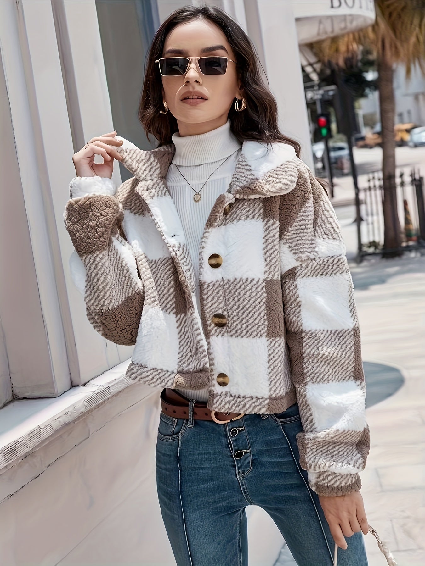 Luna Dressed Teddy Coat - Comfort and Elegance for Women