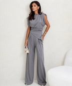 Mette - Stylish Sleeveless Two-Piece Ensemble