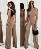 Mette - Stylish Sleeveless Two-Piece Ensemble