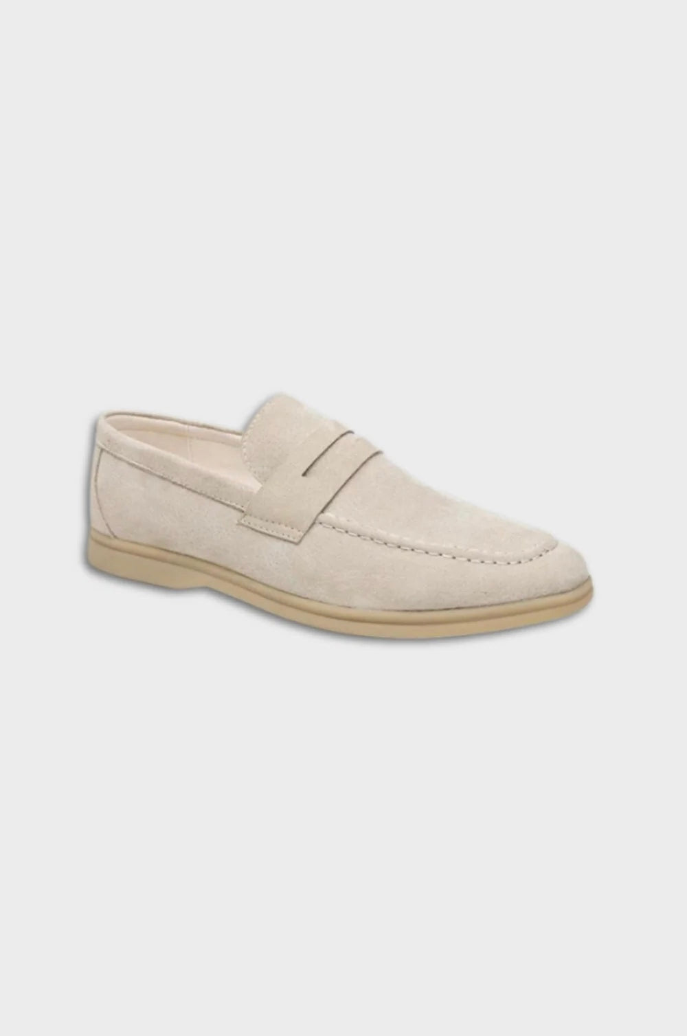 ATHÈNES Suede Leather Slip-On Loafers