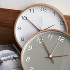 Contemporary Wooden Wall Clock with Chic Design