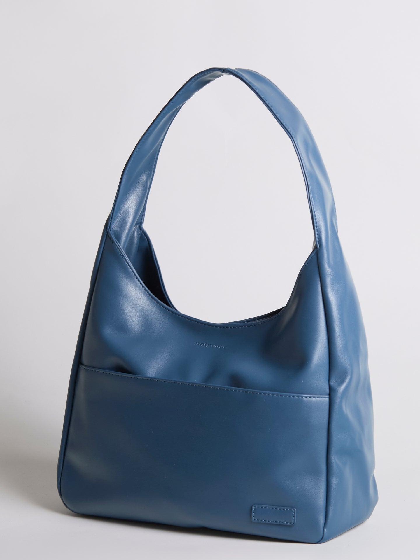 Simple Vegan Hobo Shoulder Bag - Empty Design
