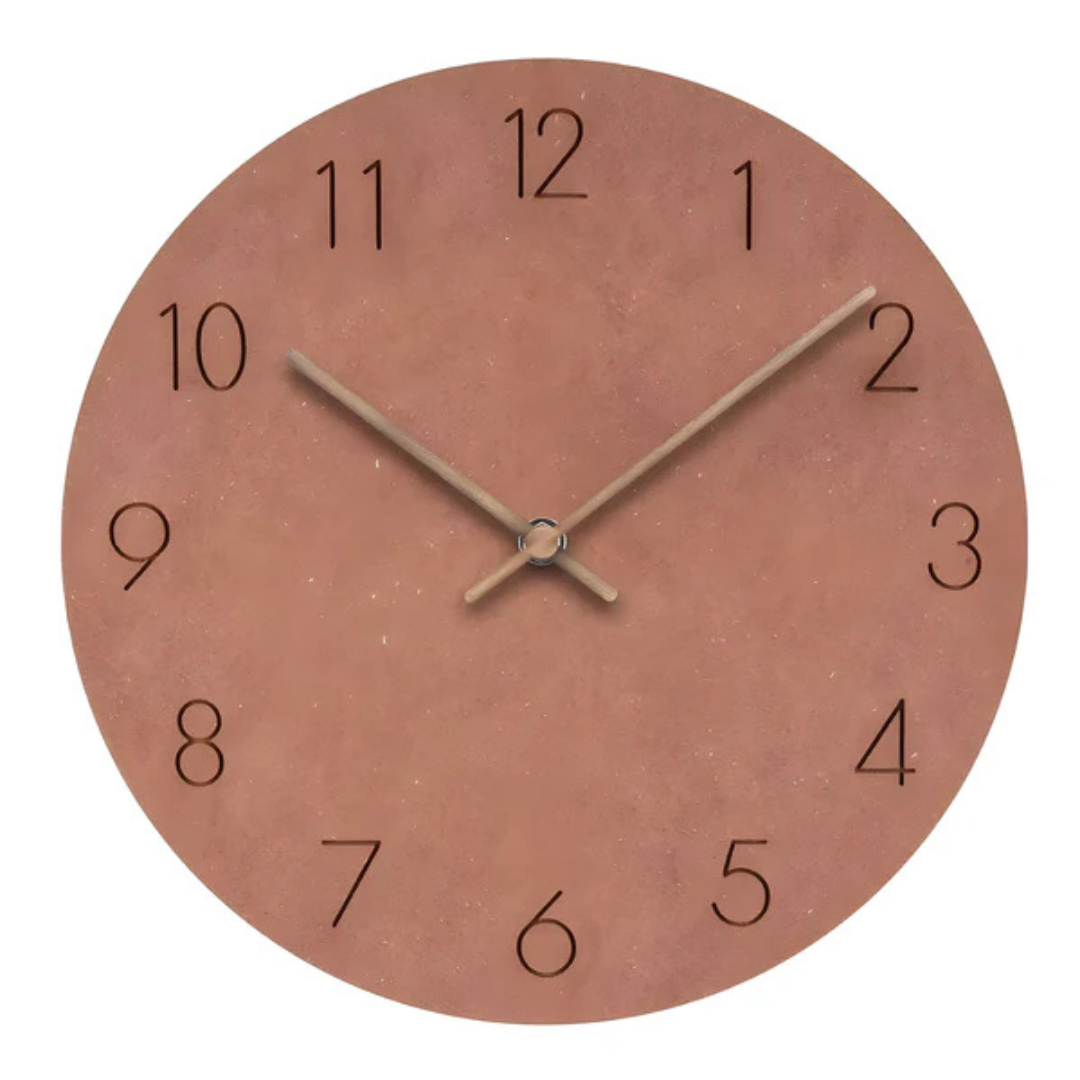Elegant Minimalist Wooden Wall Clock
