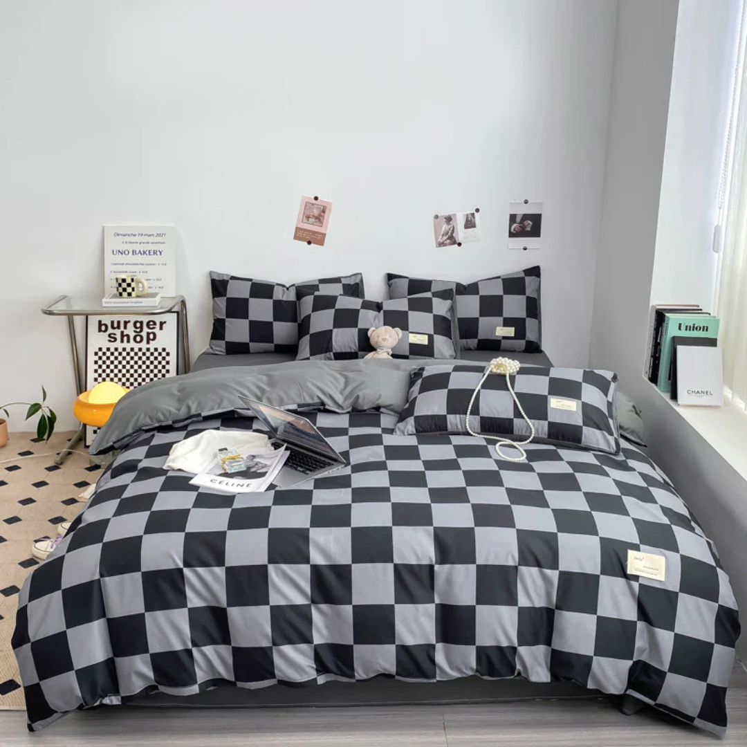 Cashu - Elegant Checked Luxury Bedding