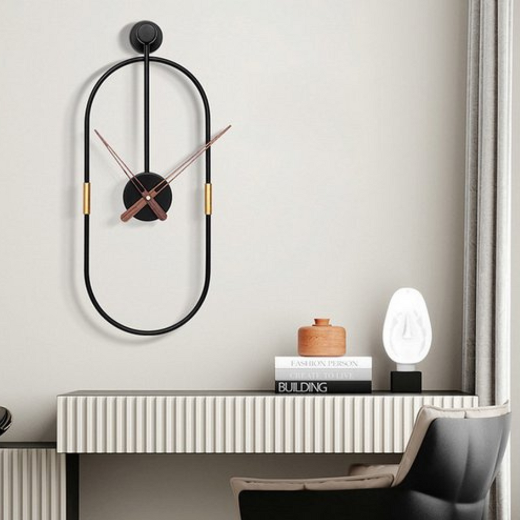 Oversized Minimalist Wall Clock