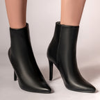 Karlijn - Chic Western-Style Ankle Boots with Stiletto Heel