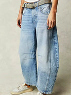 Zillah – High-Waisted Wide Leg Barrel Jeans
