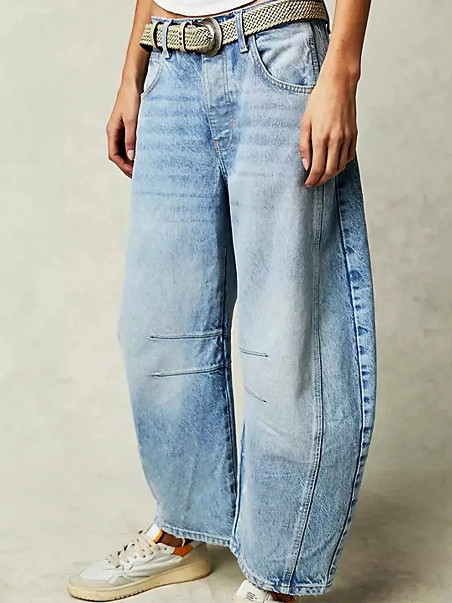 Zillah – High-Waisted Wide Leg Barrel Jeans