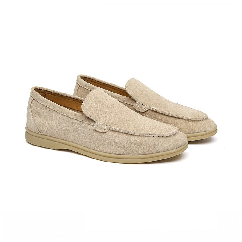 Luxury Suede Loafers - Classic Old Money Style
