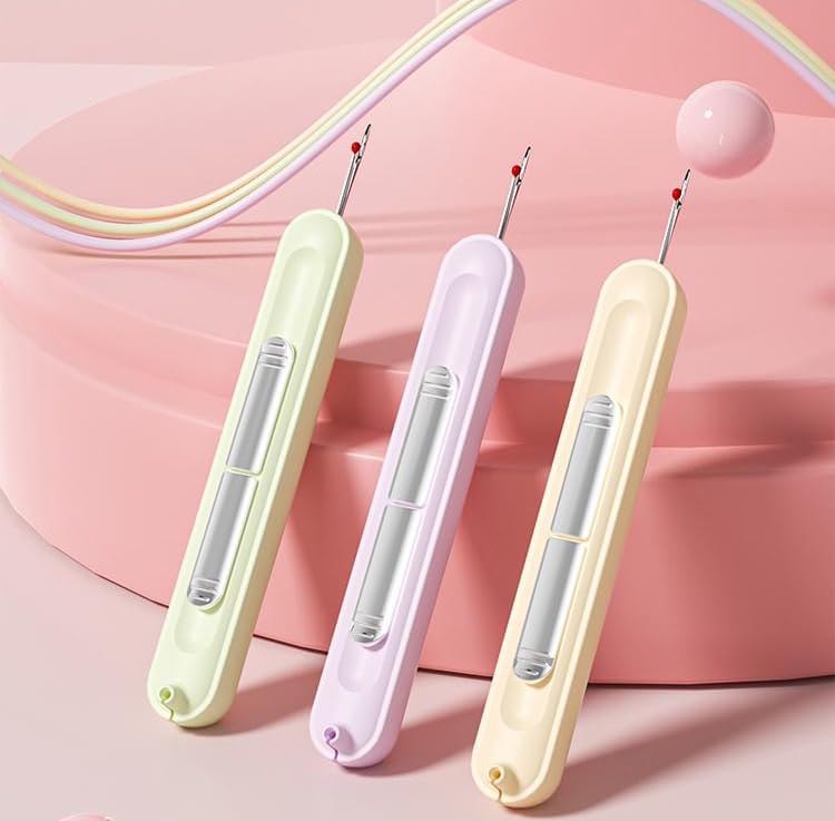 Compact 2-in-1 Needle Threader and Seam Ripper - Buy One, Get One Free!