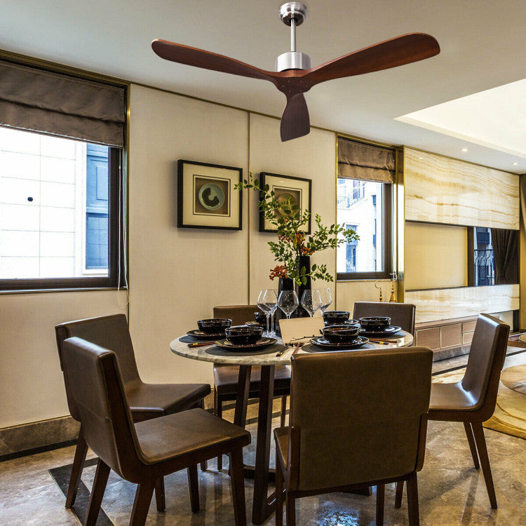 Chic Remote-Controlled Ceiling Fan - Contemporary Comfort for Any Space