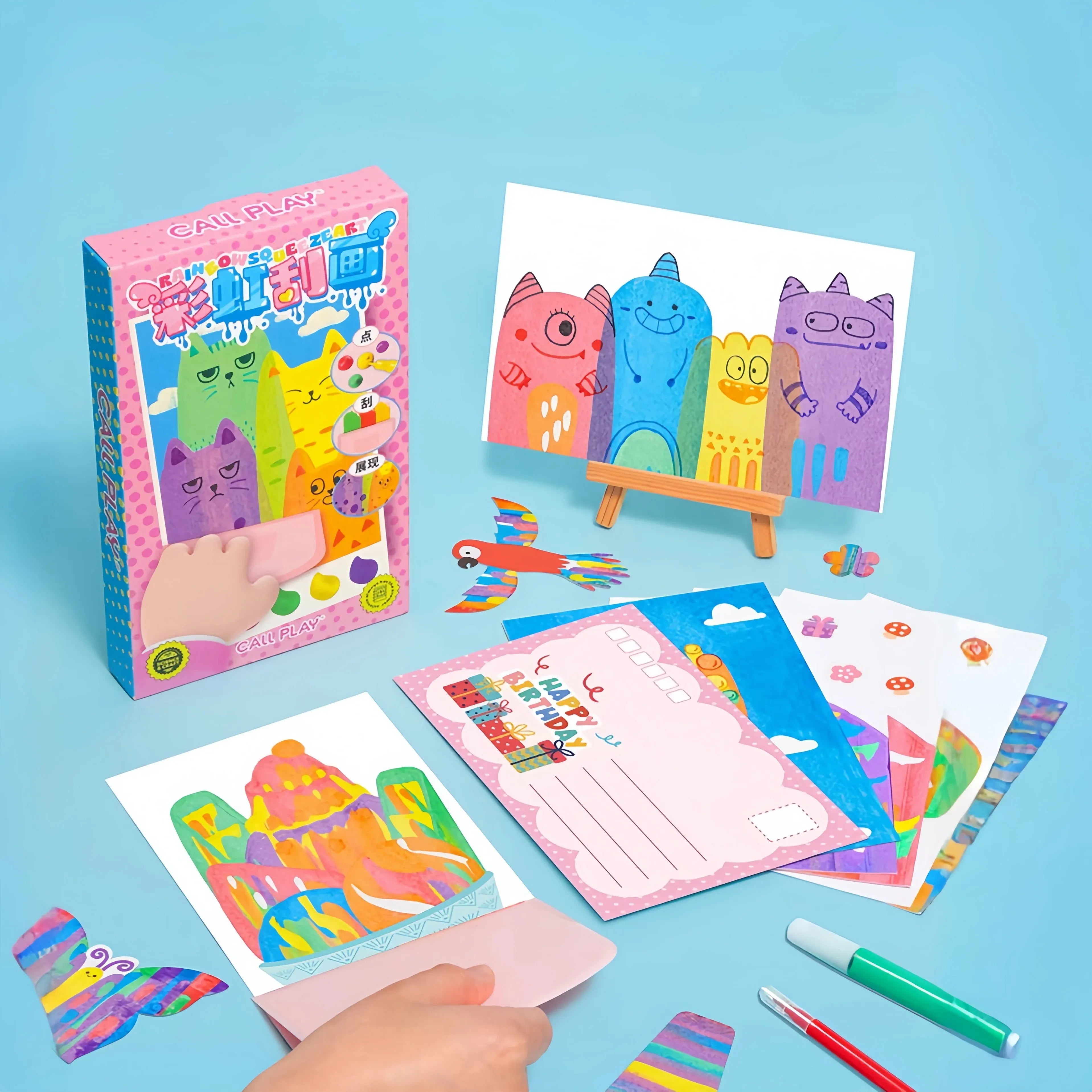 Mess-Free Magic Paint Set for Kids - Unleash Creative Fun!