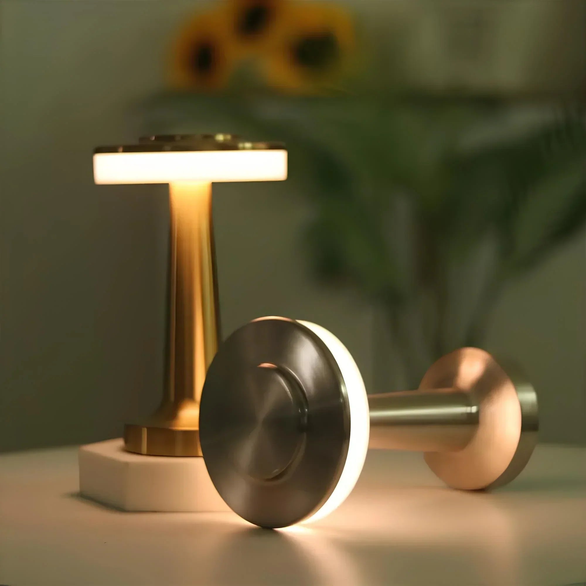 Vintage-Inspired Wireless Table Lamp - LumiBar