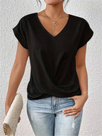 Noreen - V-Neck Casual T-Shirt