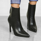 Karlijn - Chic Western-Style Ankle Boots with Stiletto Heel