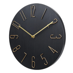Chic Wall Clock with Vibrant Accents