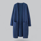 Ladies Long Knitted Warm Cardigan | Winter