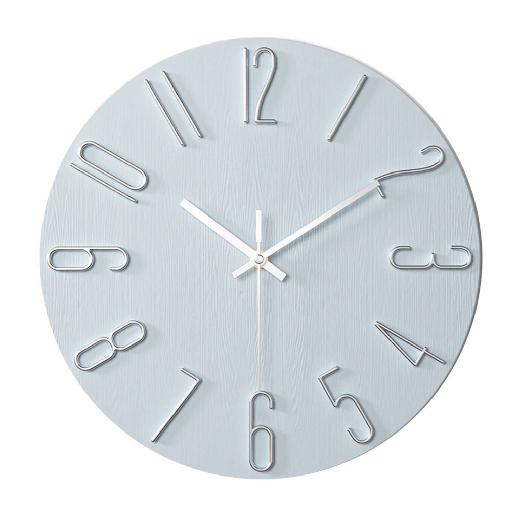 Minimalist Modern Wall Clock for Living Room Decor