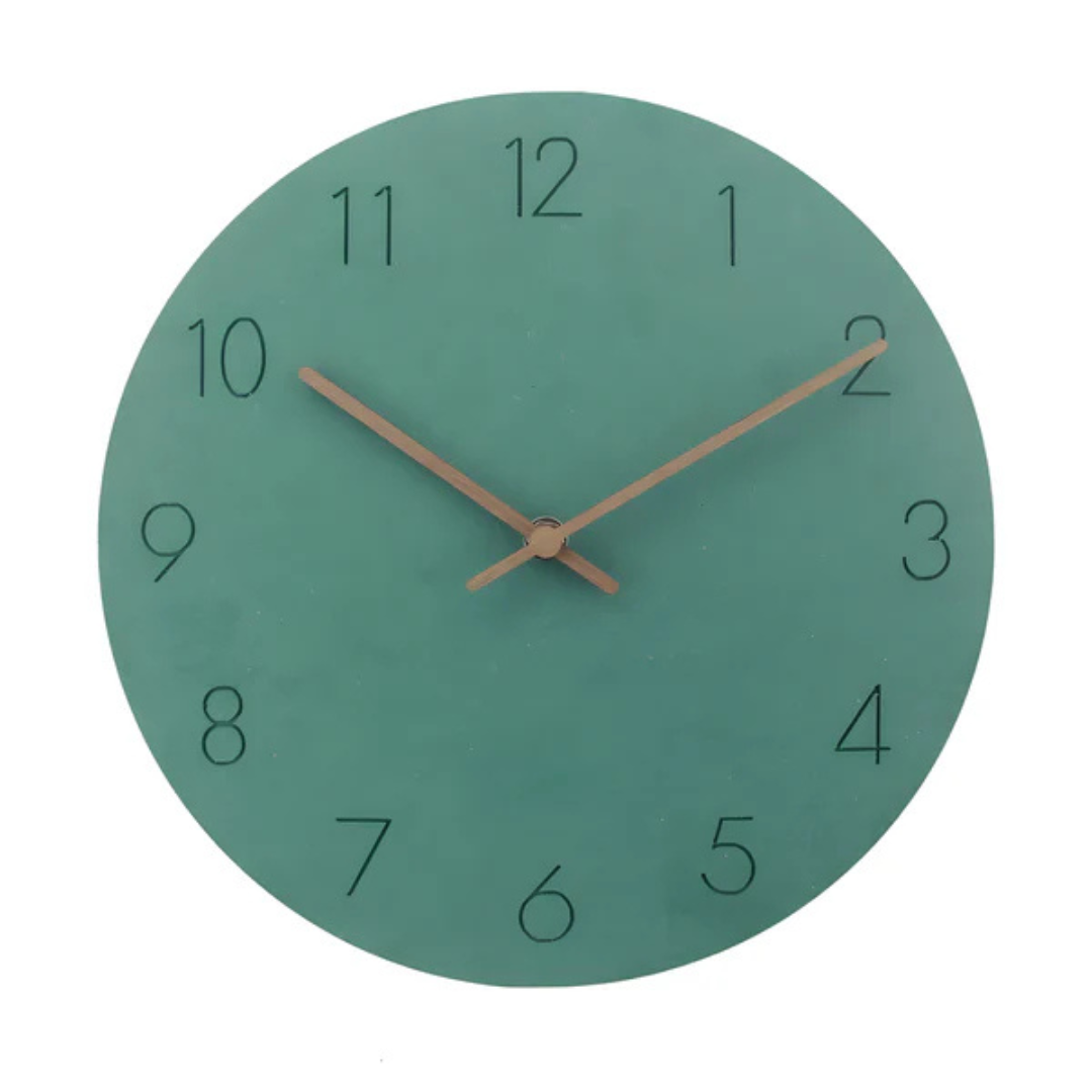 Elegant Minimalist Wooden Wall Clock