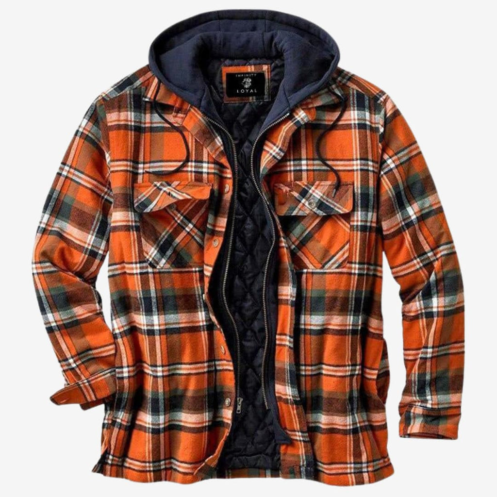 JASPER | Checked Hooded Jacket