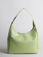 Simple Vegan Hobo Shoulder Bag - Empty Design