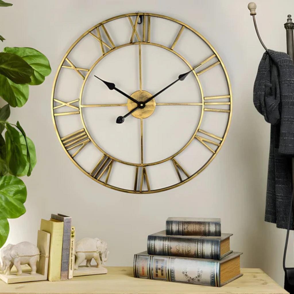 Exclusive Modern Large Wall Clock with Unique Frame Design
