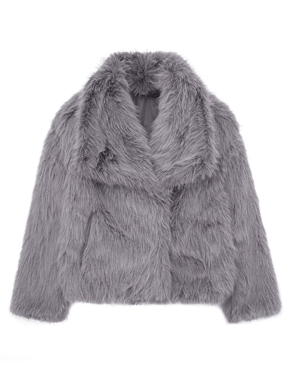 Plush Oversized Faux Fur Winter Coat for Women