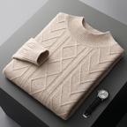 Cashmere Jumper with Mizar Pattern