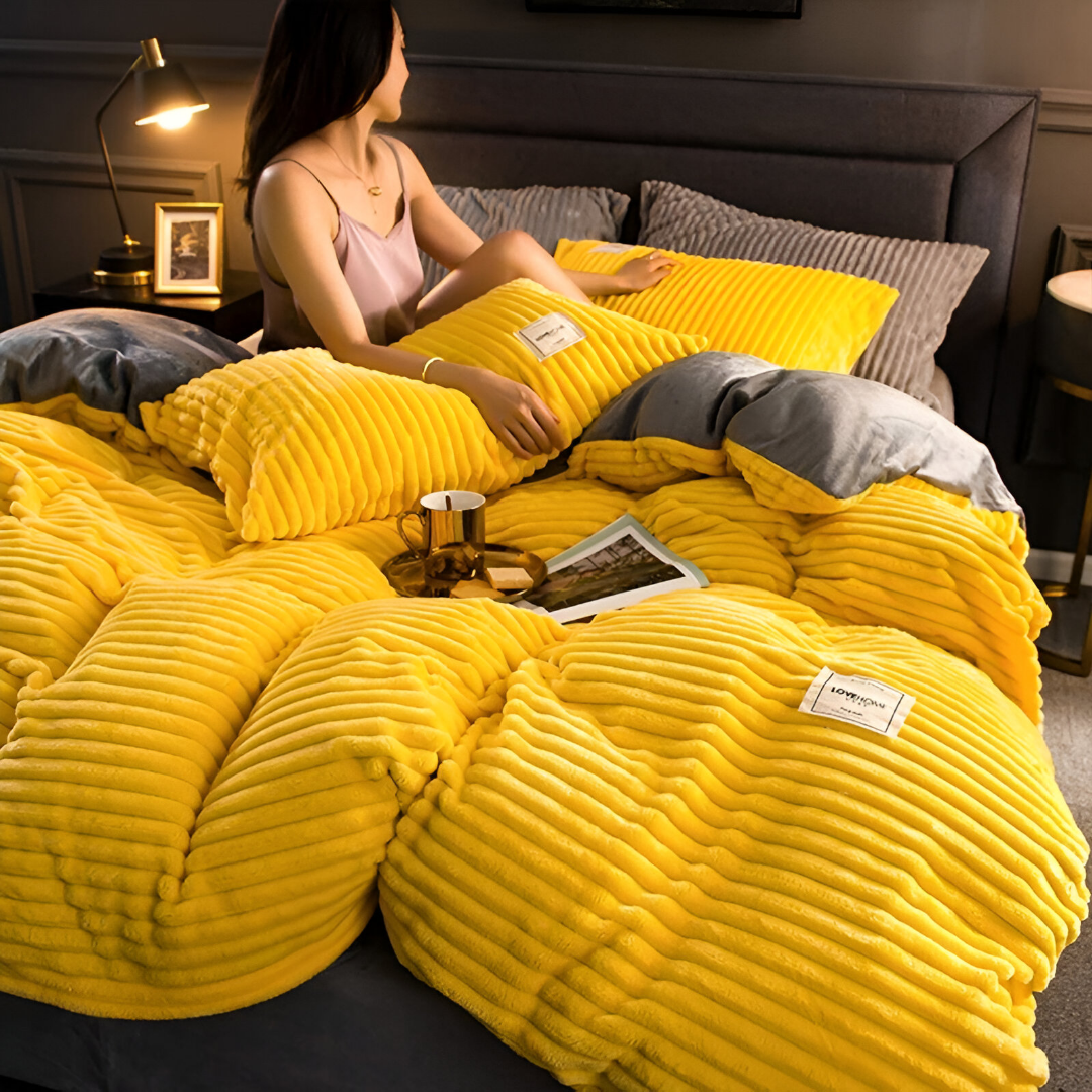Auric - Premium Soft Flannel Duvet Cover Collection
