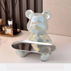 Elegant Geometric Bear - Stylish Storage and Organization