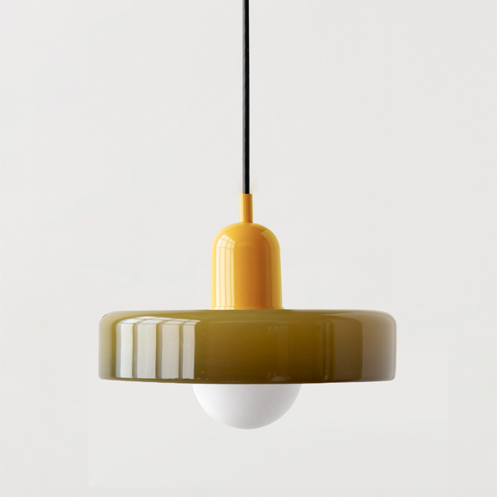 Vibrant Glass Pendant Light - BauLume