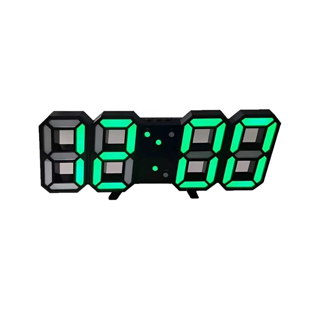 Contemporary 3D LED Backlit Wall Clock