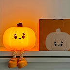USB Rechargeable Pumpkin-Shaped LED Night Light