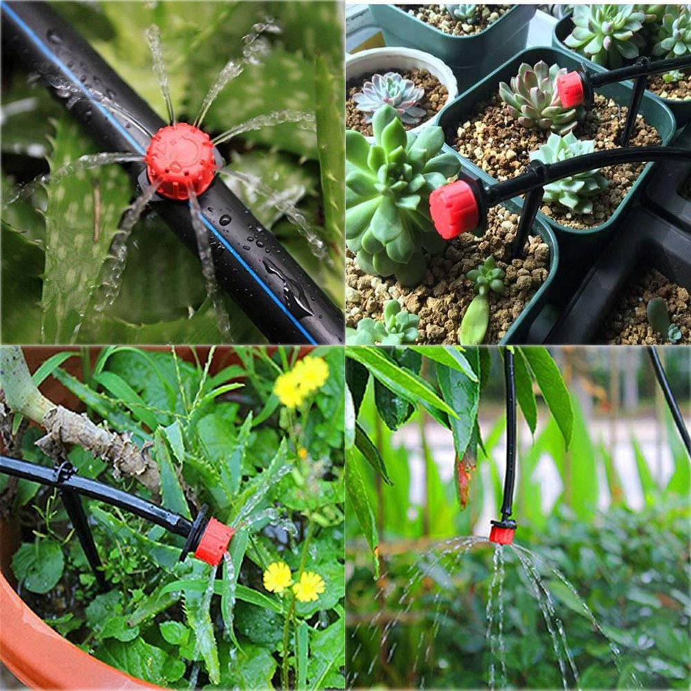 Automated Plant Watering Drip System for Gardens and Pots – 100 Count