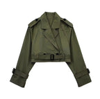 Lilia - Chic Short Trench Coat