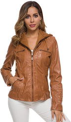 Tailored Women's Elegant Leather Biker Jacket