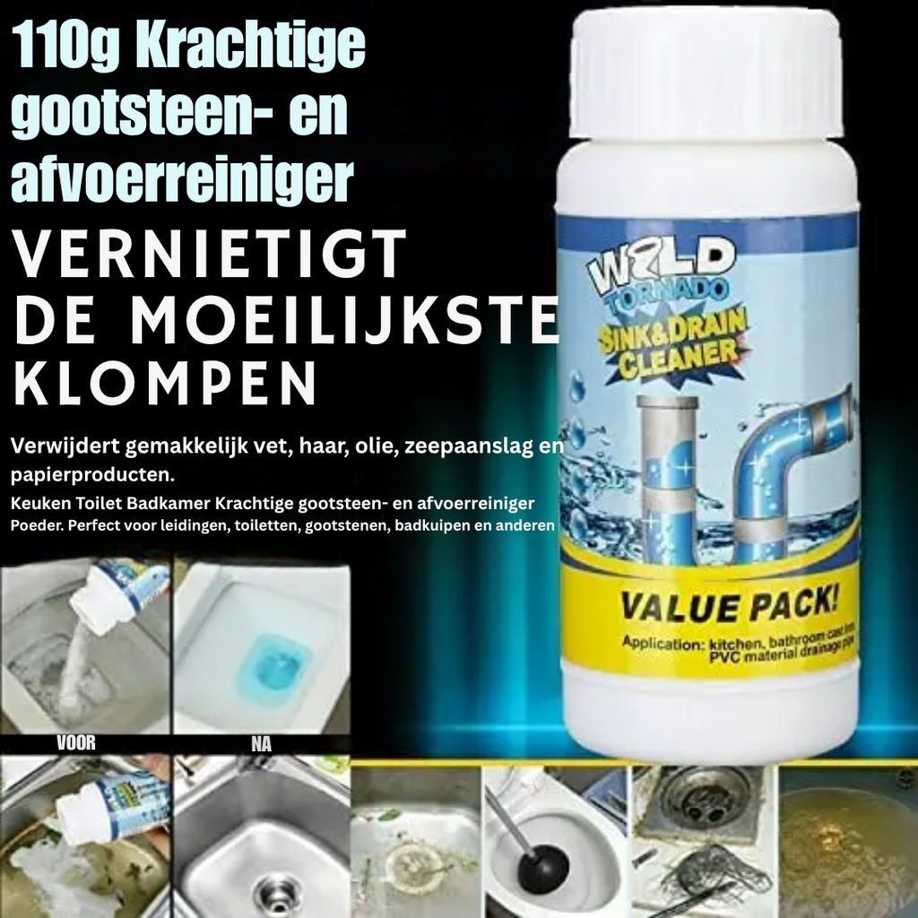 Effortless Drain Cleaner – Rapidly Clear Blockages with Ease