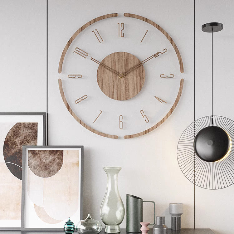 Timeless Scandinavian Charm: Wooden Clock Design