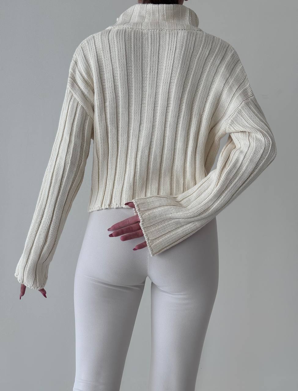 LIV | Women's Zip-Up Knitted Cardigan