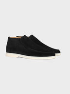 MONACO Suede High-Top Loafers