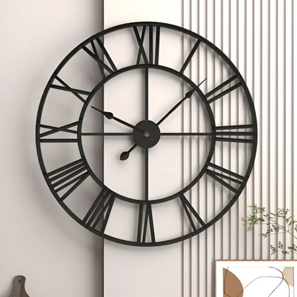 Exclusive Modern Large Wall Clock with Unique Frame Design