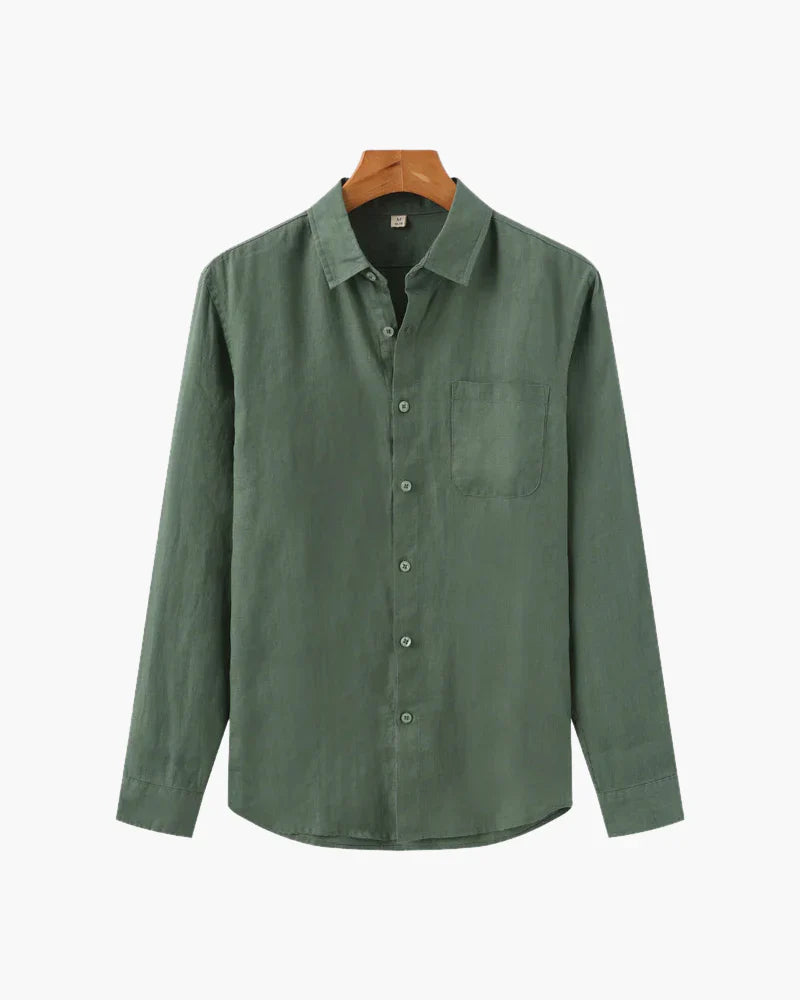 PORTOFINO Linen Button-Up Shirt