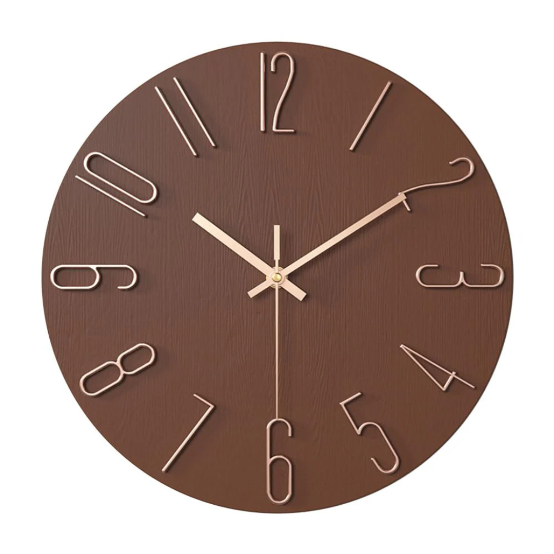 Minimalist Modern Wall Clock for Living Room Decor