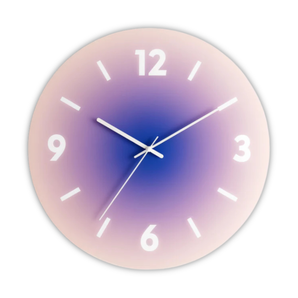 Contemporary Glass Wall Clock for Stylish Decor