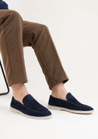 Navy Blue Marina Loafers