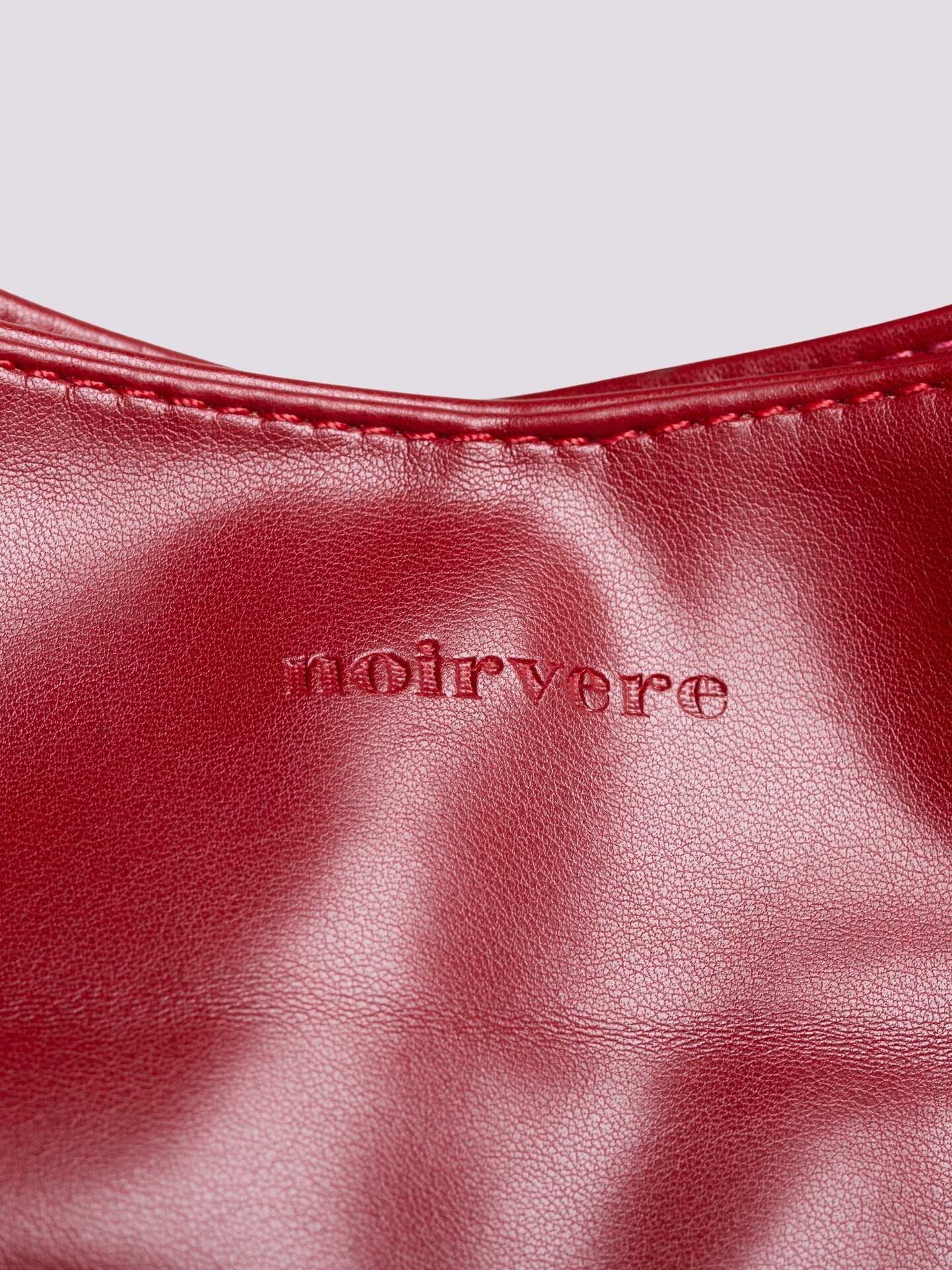 Simple Vegan Hobo Shoulder Bag - Empty Design